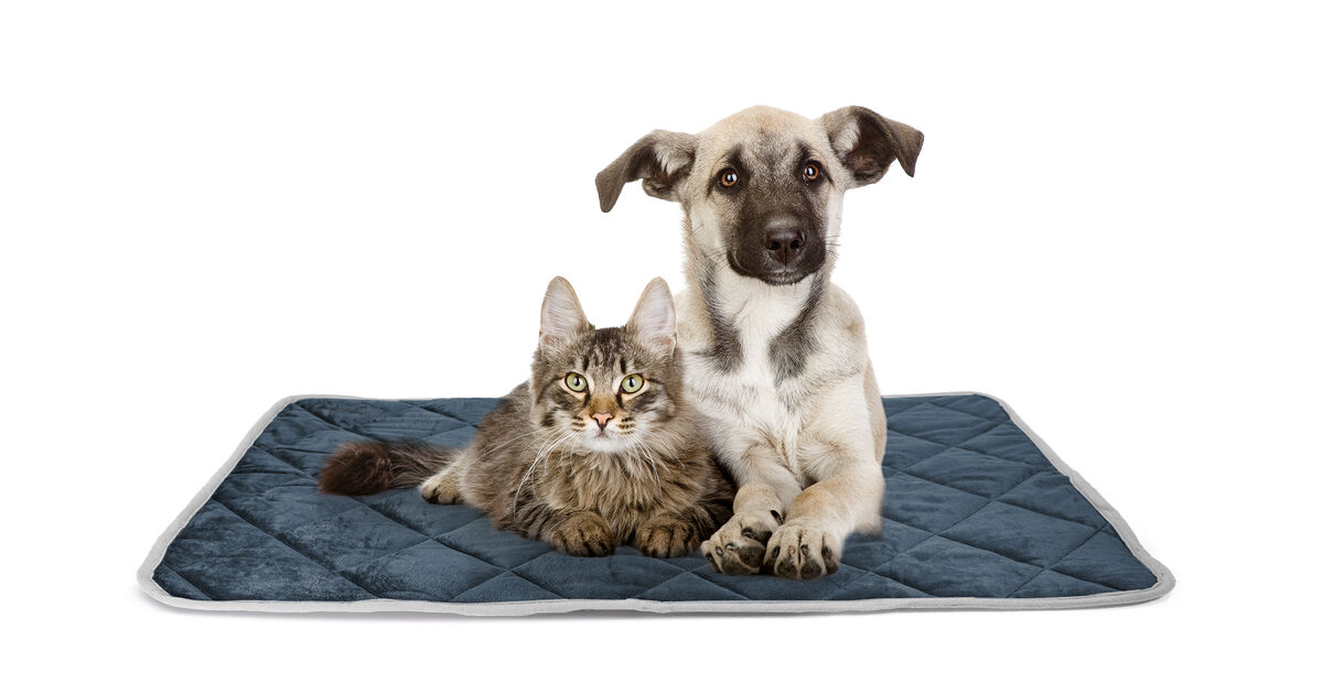 Tappetino termico S 70 x 50 x 1,5 cm marrone per cane o gatto FL-52